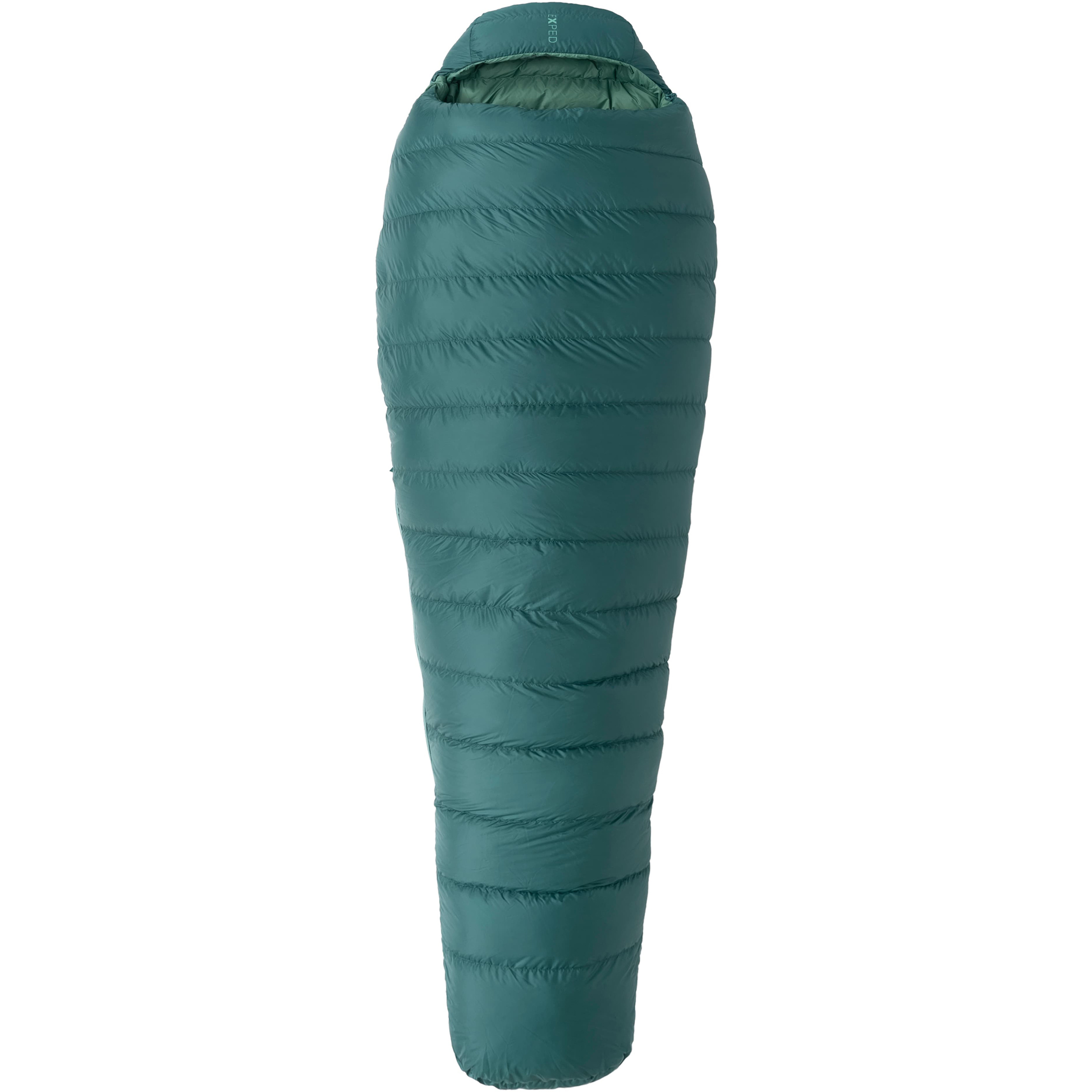Exped Comfort -5C 20F Schlafsack Daunenschlafsäcke gruen Größe MAX. 210CM Camping Klein verpackbar Wasserabweisend