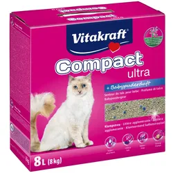 Vitakraft Katzenstreu Compact ultra Plus - 8 kg