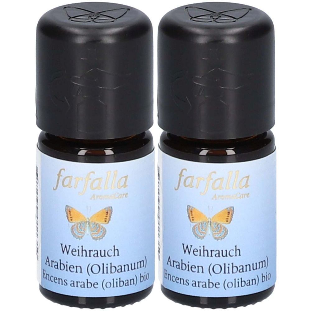 Farfalla Weihrauch Äth/Öl Arabien kbA 5 ml x2 2x5 Ätherisches Öl