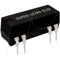 DIP 9051-D 24V - Reedrelais, DIL, 24 V, 1 Wechsler, 0,5 A, mit Diode