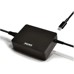 Port Designs 900098 (90 W), Notebook Netzteil, Schwarz