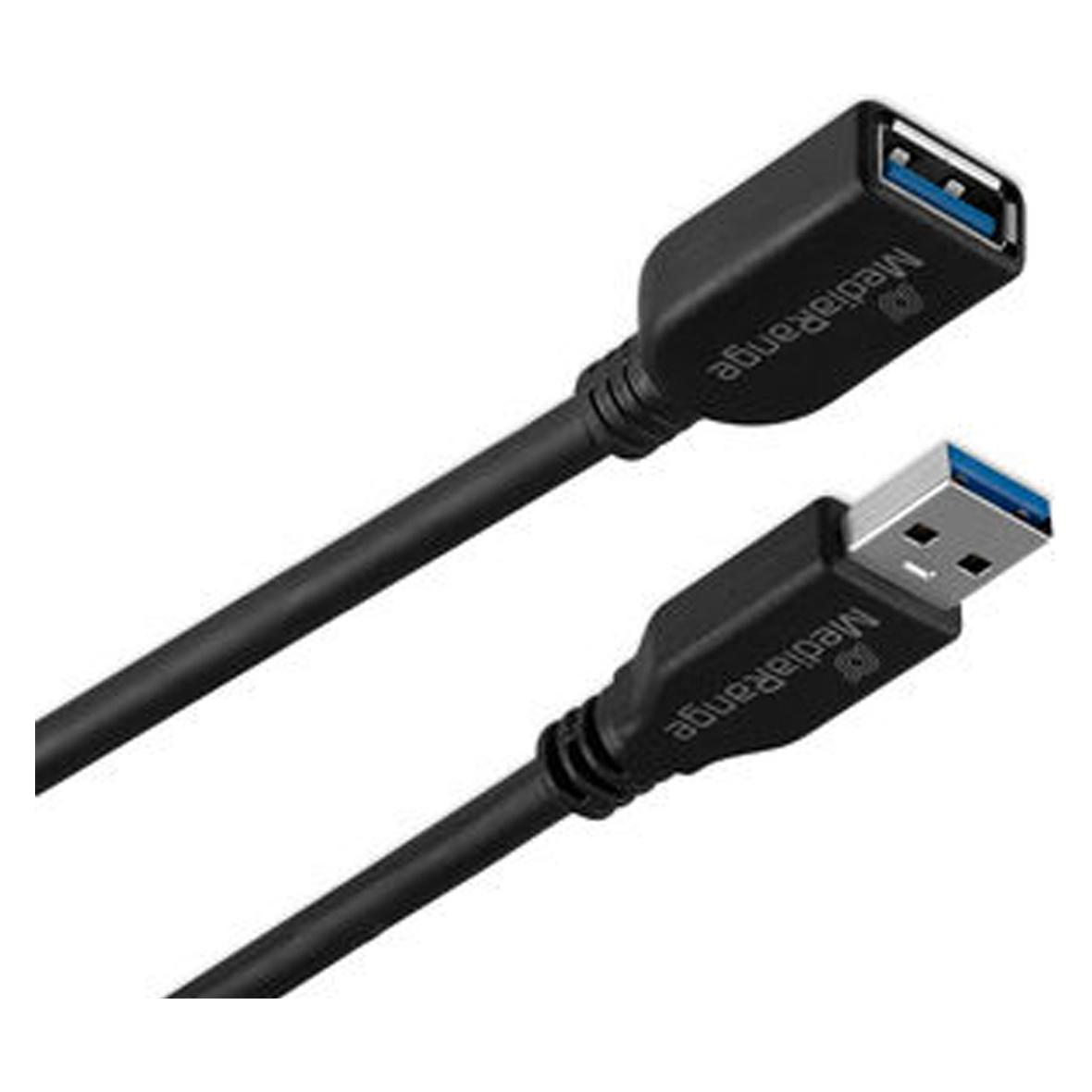 MediaRange USB A - USB A (5 m, USB 3.2 Gen 1) (MRCS241)