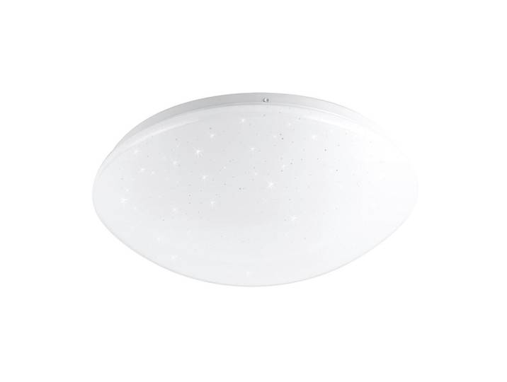 Led-Deckenleuchte, Weiß, Metall, rund, 49x11x49 cm, LED-Leuchtmittel austauschbar, einfach zu transportieren, Lampen & Leuchten, LED Beleuchtung, LED-Deckenleuchten