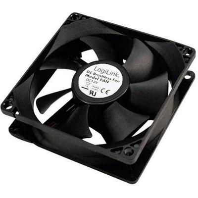 LogiLink FAN103 PC-Gehäuse-Lüfter Schwarz (B x H x T) 120 x 120 x 25 mm