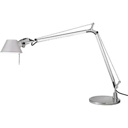 Tischleuchte Tolomeo Tavolo Artemide Aluminium grau, Designer de Lucchi & Fassina, 123 cm
