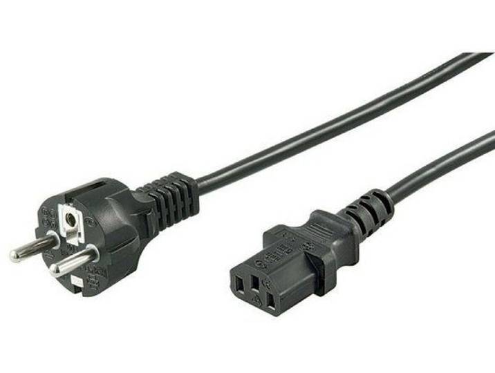 DSIT - Stroomkabel Schuko naar C13 - 1,50m zwart