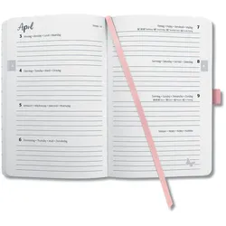 2x Jolie, Agenda, - Wochenkalender (A6, 1 Woche / 2 Seiten)