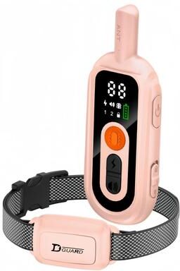 Inspired Finds YHLC Smart Anti Bark Dog Training Collar Rechargeable Bark Stop Collar For Small To Large Dogs pink