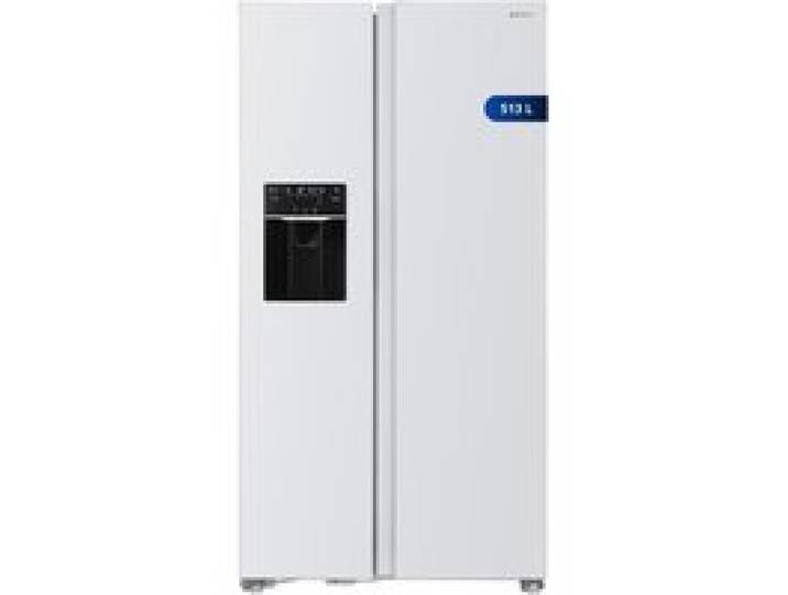 GEDTECH Réfrigérateur Américain GSBSA513WH Side by Side 513L - Distributeur deau et machine à glaçons automatique