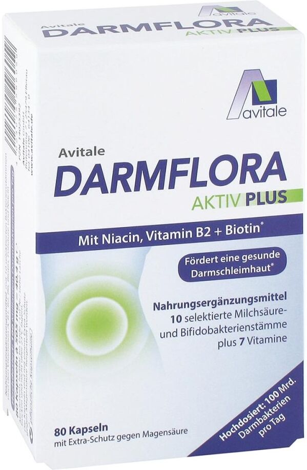 Avitale Darmflora Aktiv Plus 100 Mrd.bakterien+7 Vitamine