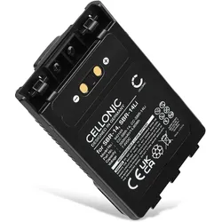 Cellonic Akku für Yaesu SBR-14Li, FT-3D, FT-2DR, VX-8R, FT-1DR, FT-8DR, VX-8DR, Walkie Talkie Zubehör