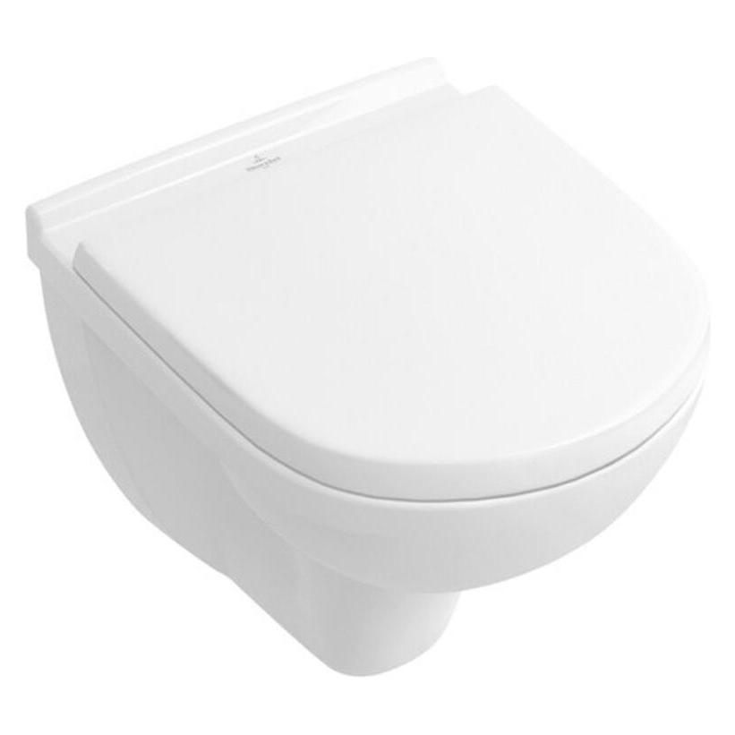 Villeroy & Boch V&B Wand-WC-Combi-Pack O.NOVO mit WC-Sitz 36x49cm, weiss C-plus (62017857)