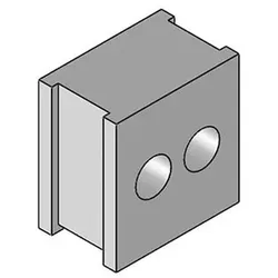 Icotek Verschraubung QT 2/5,5 grau