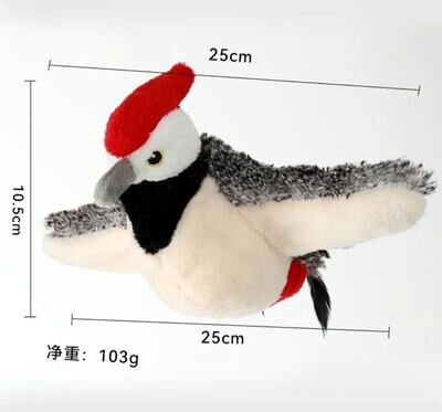 Inspired Living Rechargeable Flapping Bird Interactive Cat Toy With Catnip upgraded C