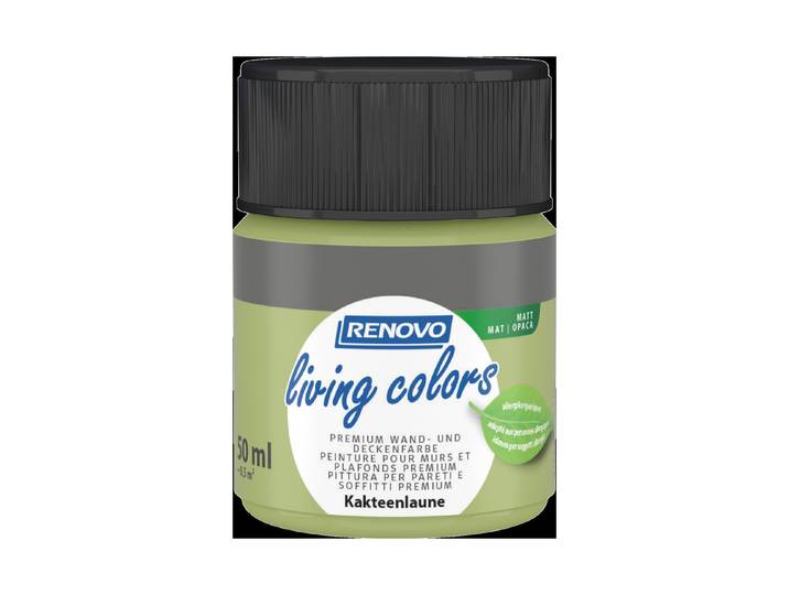 Renovo Wand- und Deckenfarbe Living Colors Kakteenlaune 0.05 l Matt