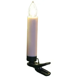 flower Power LED Christbaumkerzen inkl. Fernbedienung 10er Pack - beige