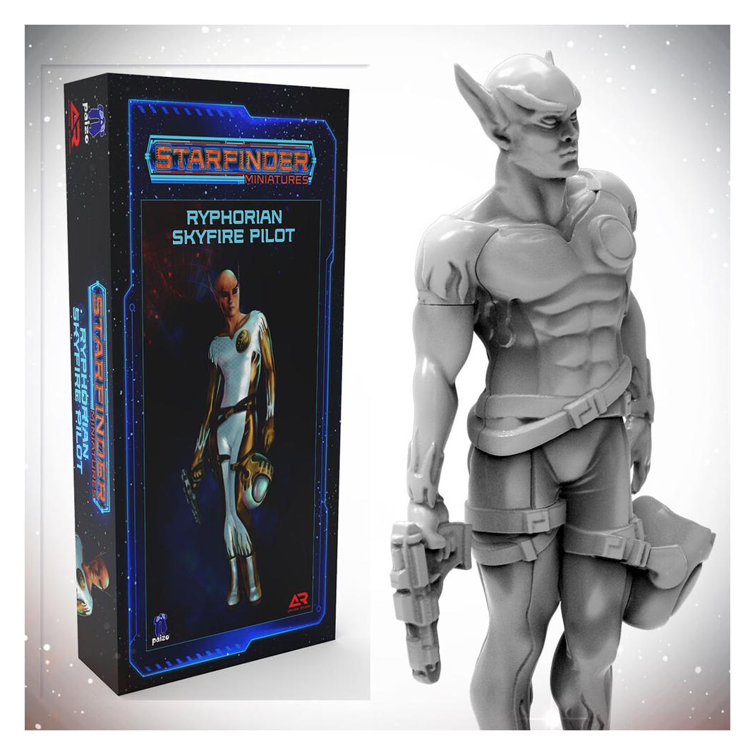 Archon Studio Masters of the Universe Miniatures: RYPHORIAN SKYFIRE PILOT (Kunststoff) (PSF0015)
