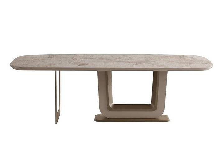 JVmoebel Esstisch Tisch Groß schön geräumig nachhaltig Beige moderner Stil neu, Made in Europa