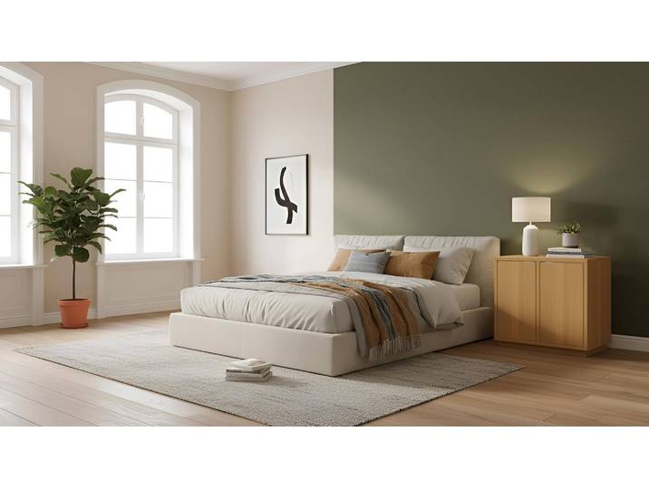 Niedriges Sideboard aus Buche Buche Natur geölt
