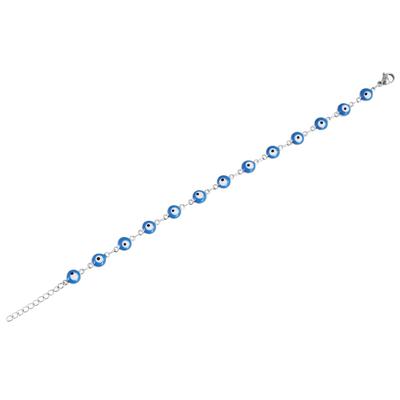 Gliederarmband ADELIA´S "Armband – Gliederarmband aus Edelstahl 17 cm", silber, Armbänder, Damen, 17cm, Edelstahl, Gliederarmband, Geschenkidee: zeitlos und vielseitig