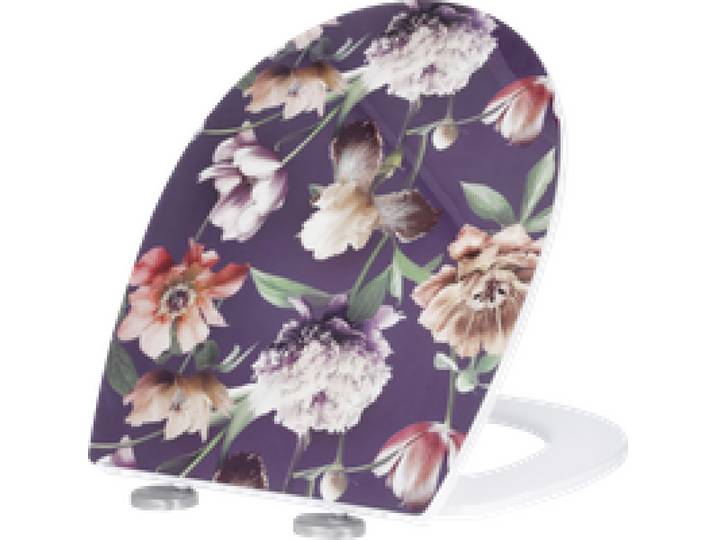 LIVARNO® Abattant WC haut de gamme (fleurs)