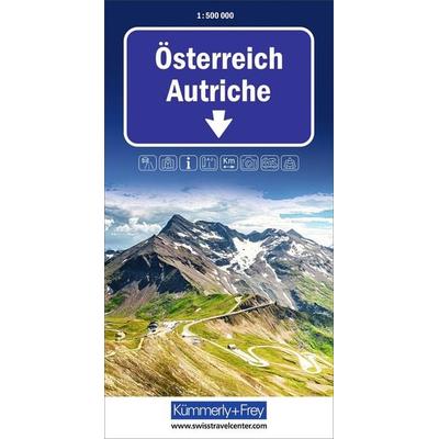Kümmerly+Frey Strassenkarte Österreich 1:500.000, Sonstige von , Kümmerly+Frey, 978-3-259-01849-1