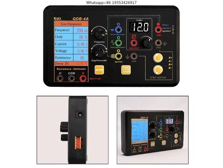 Nouveau testeur de bobine d'allumage automobile QDB-4A, adapté au commande d'actionneur de soupape solénoïde de moteur à marche au ralenti Bao