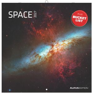 Alpha Bildkalender 140401, Space, Jahr 2027, Motiv: Weltraum, Broschürenkalender, 30 x 30cm