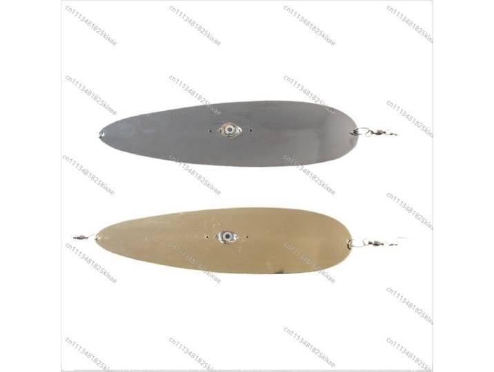 Leurre de pêche en mer pour la pêche à la traîne, type cuillère bionique à longue portée, avec grandes paillettes, pour la pêche en bateau
