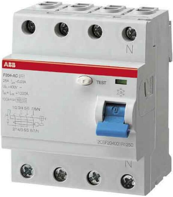ABB Stotz S&J; Disjoncteur différentiel pro M Compact F204AS-40/0,3 (2CSF204201R3400)