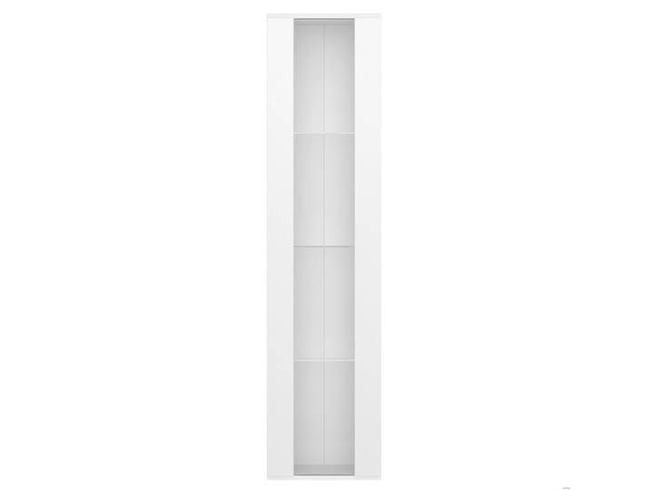 Vitrine multifonction – 40 x 29 x 170 cm – 4 niveaux LED multicolore blanche