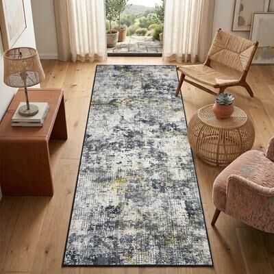 Garvee Modern Abstract Living Room Area Rug