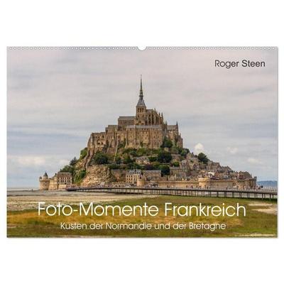 Küsten der Normandie und der Bretagne (Wandkalender 2027 DIN A2 quer), CALVENDO Monatskalender