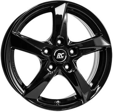 RC Design Rc30 Black Gloss 6x16 ET 45 5X100 Alufelge Schwarz