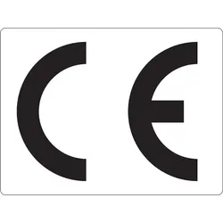 Maschinenkennzeichnung, CE- Kennzeichnung - Bund = 100 Stk - 15x11 mm Folie selbstklebend