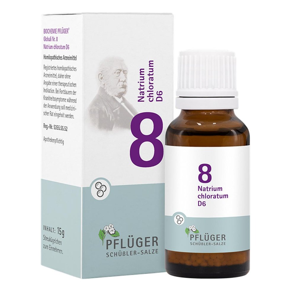 Homöopathisches Laboratorium Alexander Pflüger Gmb Biochemie Pflüger 8 Natrium Chloratum D6 Globuli 17278202