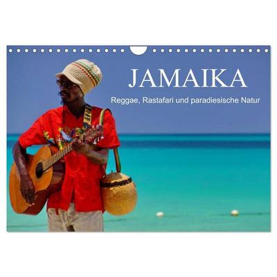 JAMAIKA Reggae, Rastafari und paradiesische Natur. (Wandkalender 2027 DIN A4 quer), CALVENDO Monatskalender