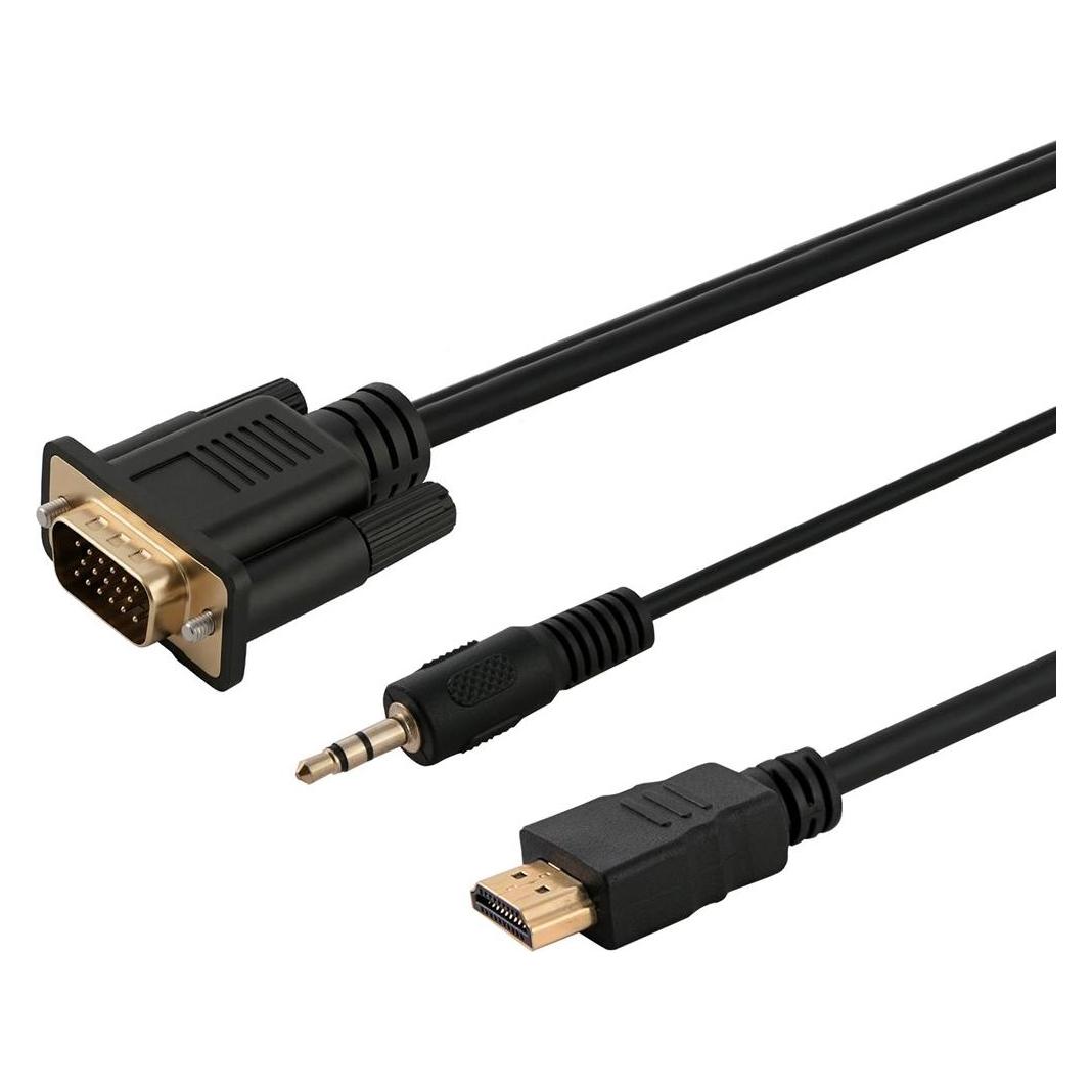 Savio HDMI (M) - VGA (M) + Audio CL-198 Adapter (VGA) (SAVIO)