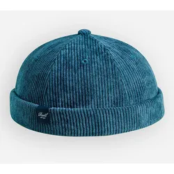 REELL Docker Cap slate blue cord Gr. Uni