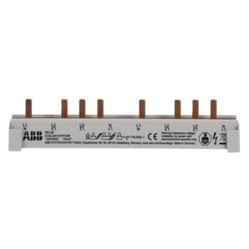 ABB PS4/8 Phasenschiene 4Ph.,8Pins,10qmm 2CDL240101R1008 (2CDL240101R1008)
