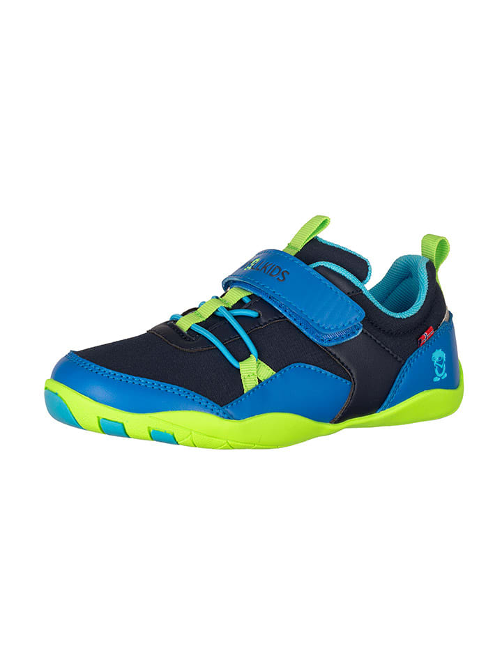 Trollkids Barfuß-Wanderschuhe "Skaland" in Blau/ Grün - 32