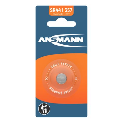 10x1 Ansmann 357 Silveroxid SR44