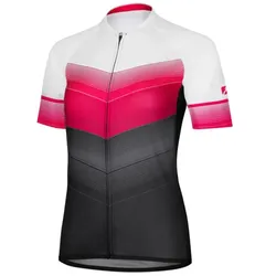 Etape Violet Damen-Trikot Kurzarm – Rosa/Schwarz Gr. S