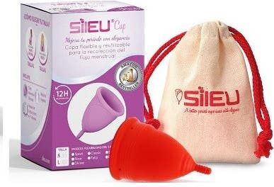 Sileu Cup Rose Rojo Standard Talla S 1 ud