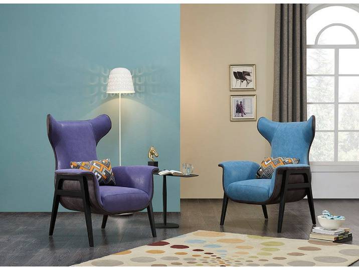 JVmoebel Sessel Eleganter grauer Polsterstuhl für Lounge und Bar (Sessel), Made in Europa