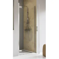 Schulte  Dusche  ExpressPlus  Toura  Drehtür  pendelbar  für  Nische  800  mm  -  Chromoptik  -  Türanschlag  links