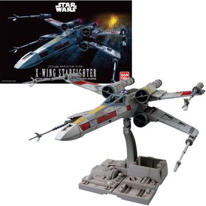 Bandai Revell 01200 Modellbausatz  X-Wing Starfighter, 144 Teile, Level 2, ab 10 Jahre, Maßstab 1:72