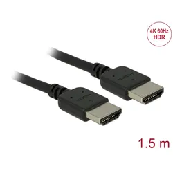 DELOCK Premium HDMI Kabel 4K 60 Hz 1,5 m
