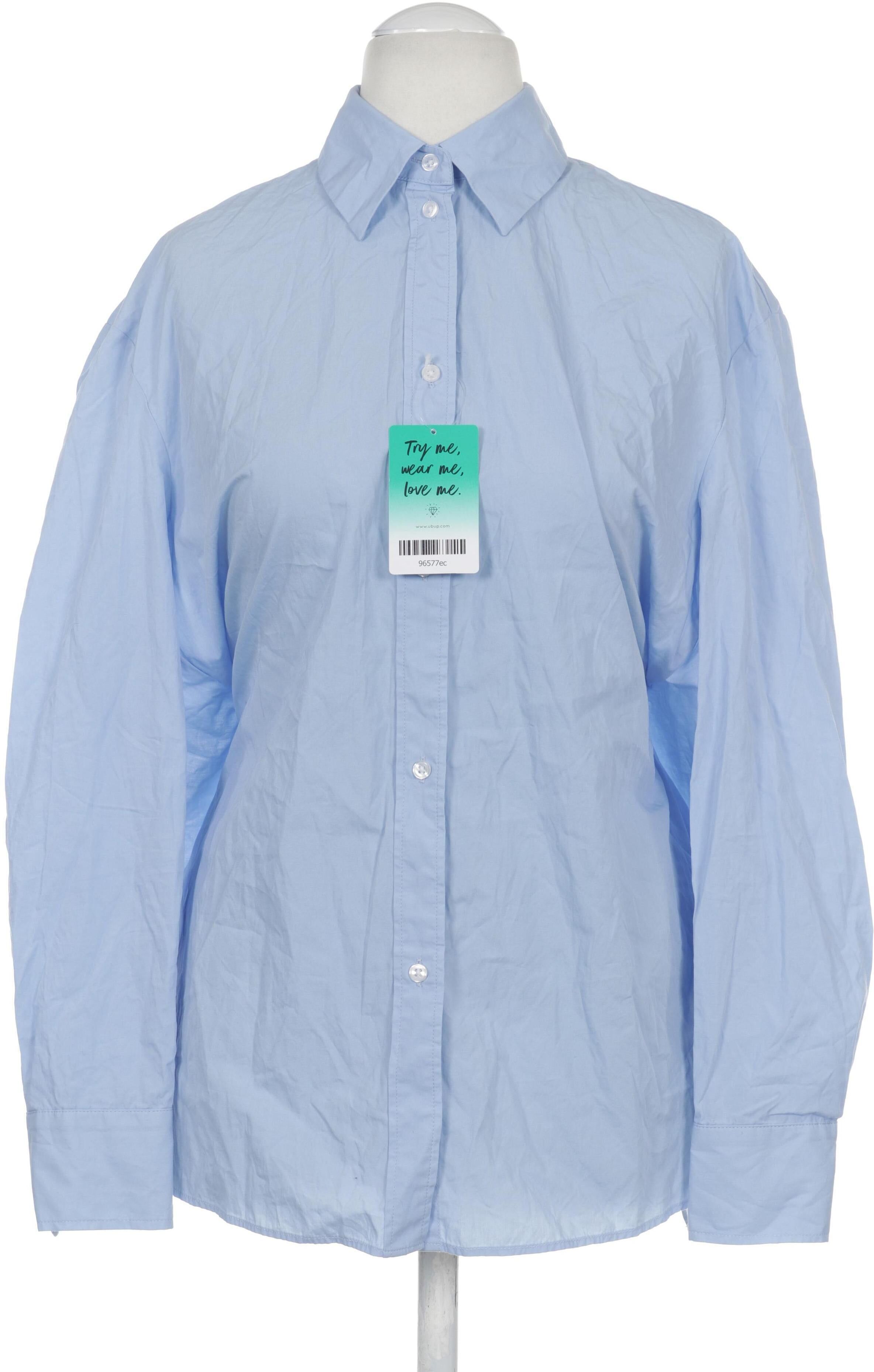 Weekday Damen Bluse, Hellblau, Gr. XS, Baumwolle - Second Hand