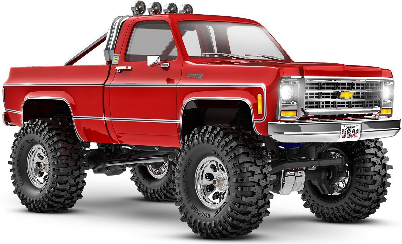 Traxxas TRX-4M Chevrolet K10 1979 RC-auto schaal 1:18, rood